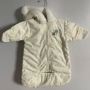 Peter Cottontail Cozy Cream Baby Snowsuit size 0-3 months